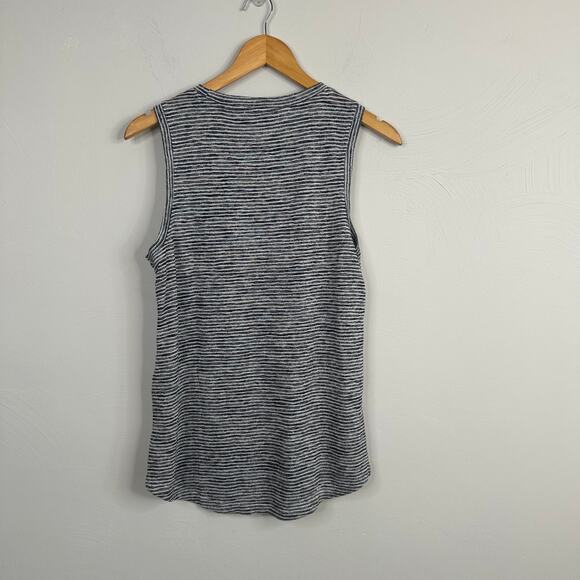 Athleta Breezy Tank in Navy Stripe Sleeveless - Picture 8 of 8